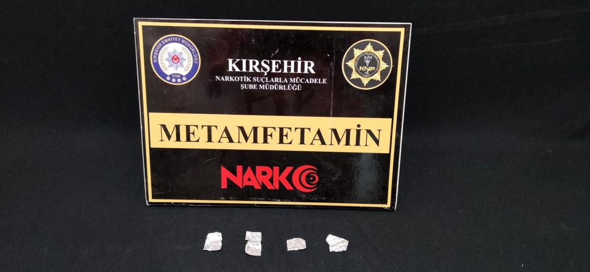 Kırşehir\'de, metamfetamin operasyonu