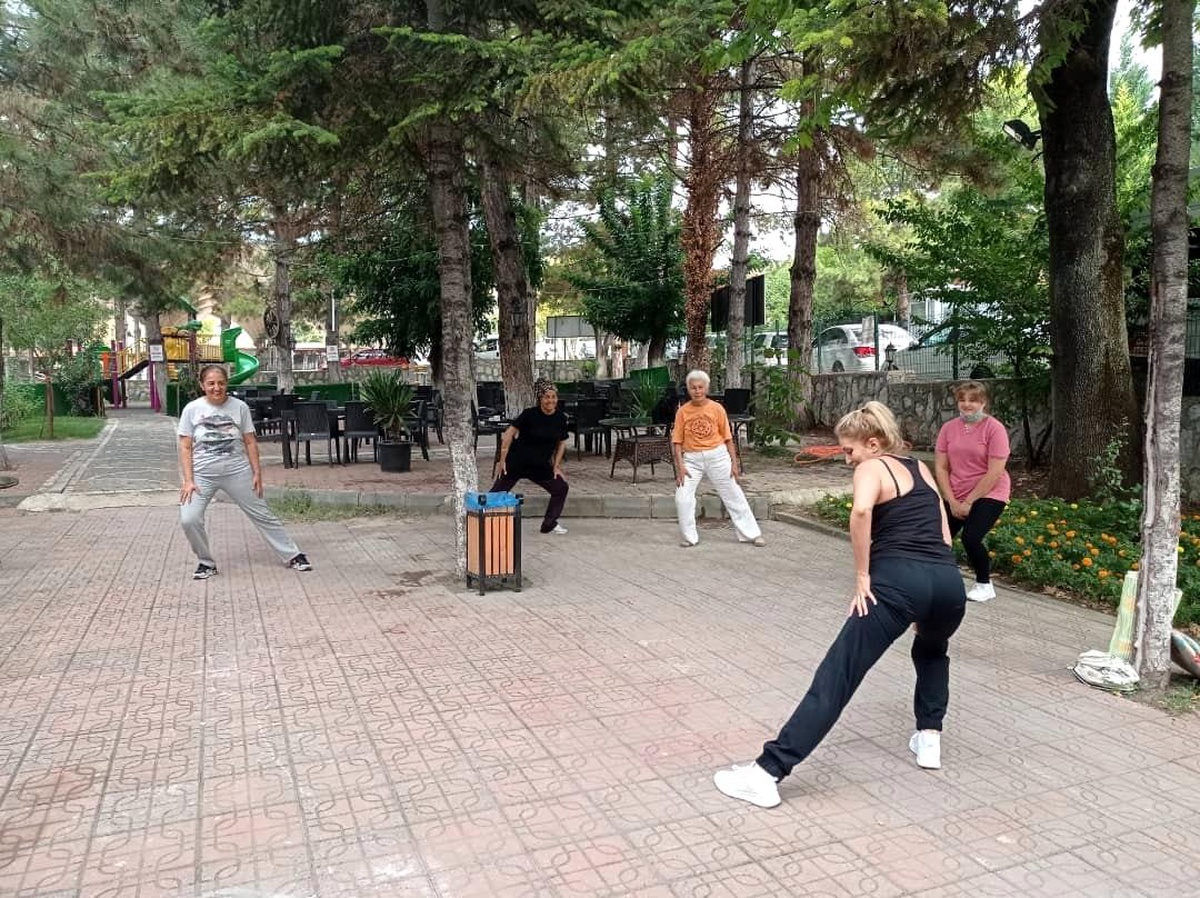 Safranbolu Hanımevi\'nde sabah sporu