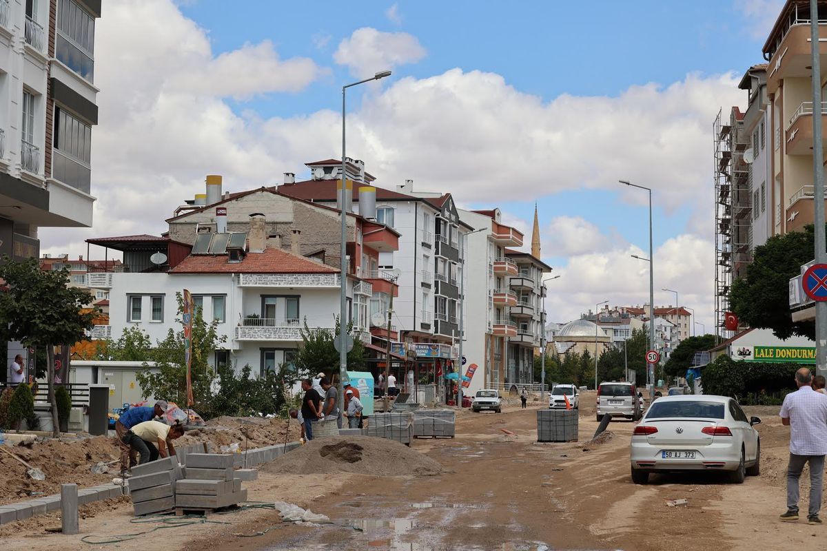 2. Etabında bir süre önce başlatılan altyapı çalışmaları tamamlandı