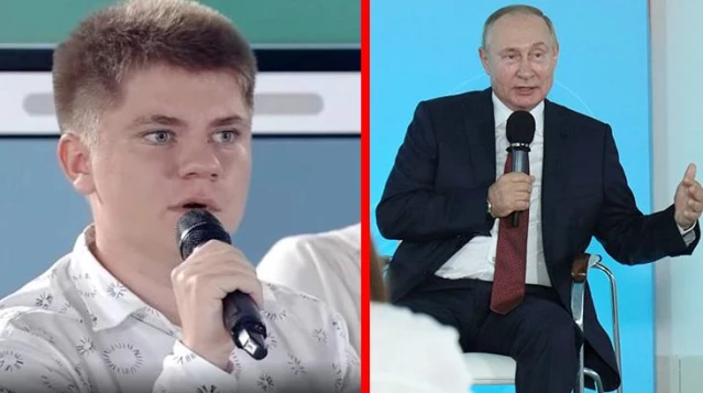 Rusya'nın gündeminde bu çocuk var! Putin'in hatasını hiç çekinmeden düzeltti