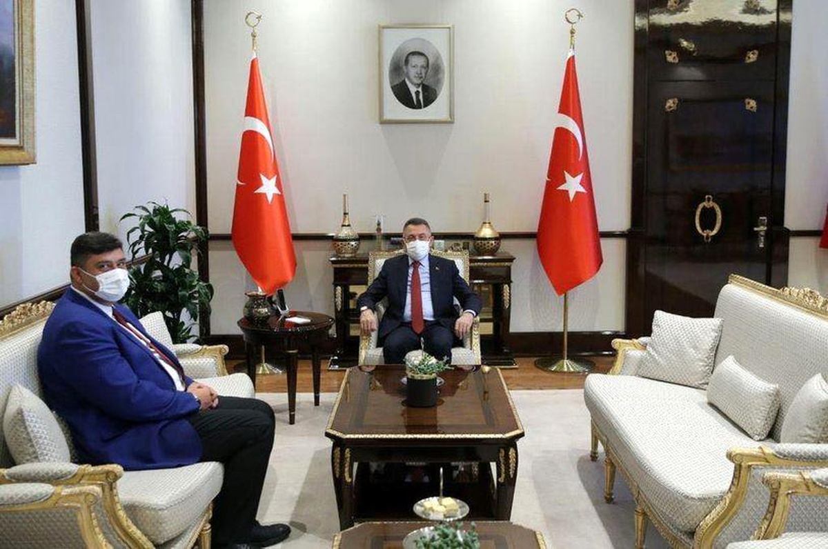 Cumhurbaşkanı Yardımcısı Oktay ve Başkan Oğuz, Kahramankazan\'ı konuştu