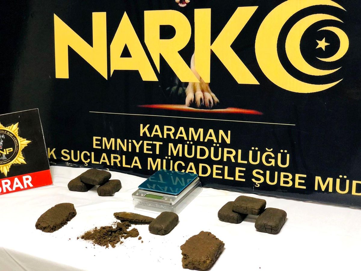 Karaman\'da uyuşturucudan gözaltına alınan 1 kişi tutuklandı