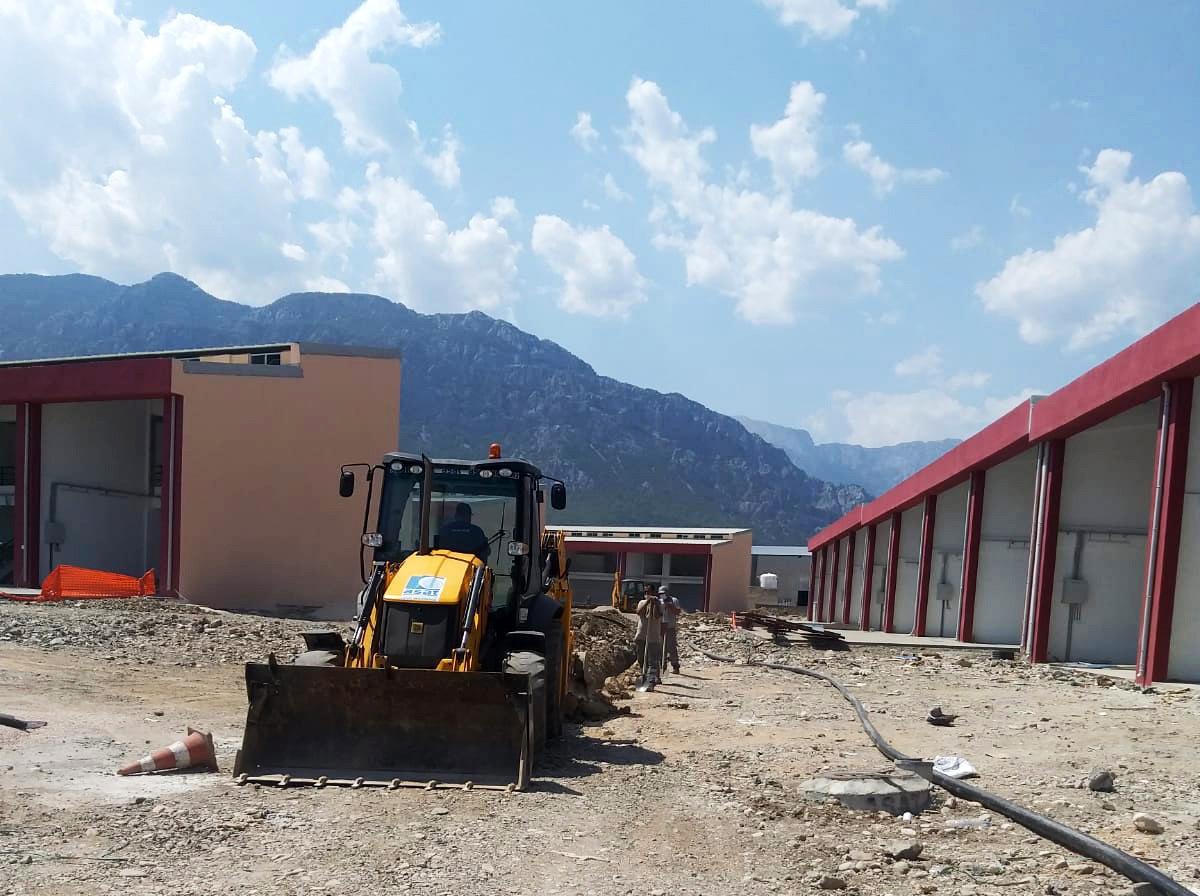 Kemer Yeni Küçük Sanayi Sitesi\'nin altyapısı tamamlandı