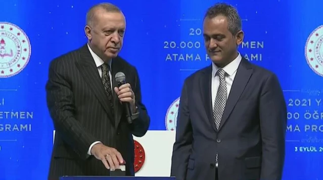 Son Dakika: 20 bin öğretmenin atamasını gerçekleşti! Cumhurbaşkanı Erdoğan törende: Okulları açık tutmakta kararlıyız