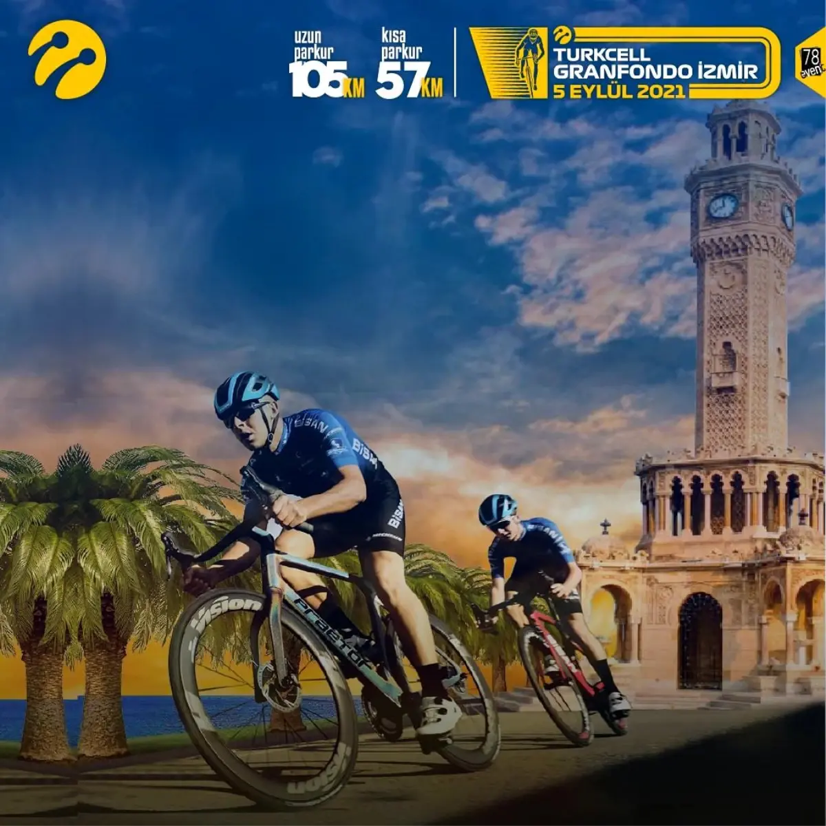 Turkcell GranFondo İzmir\'de start 5 Eylül\'de verilecek