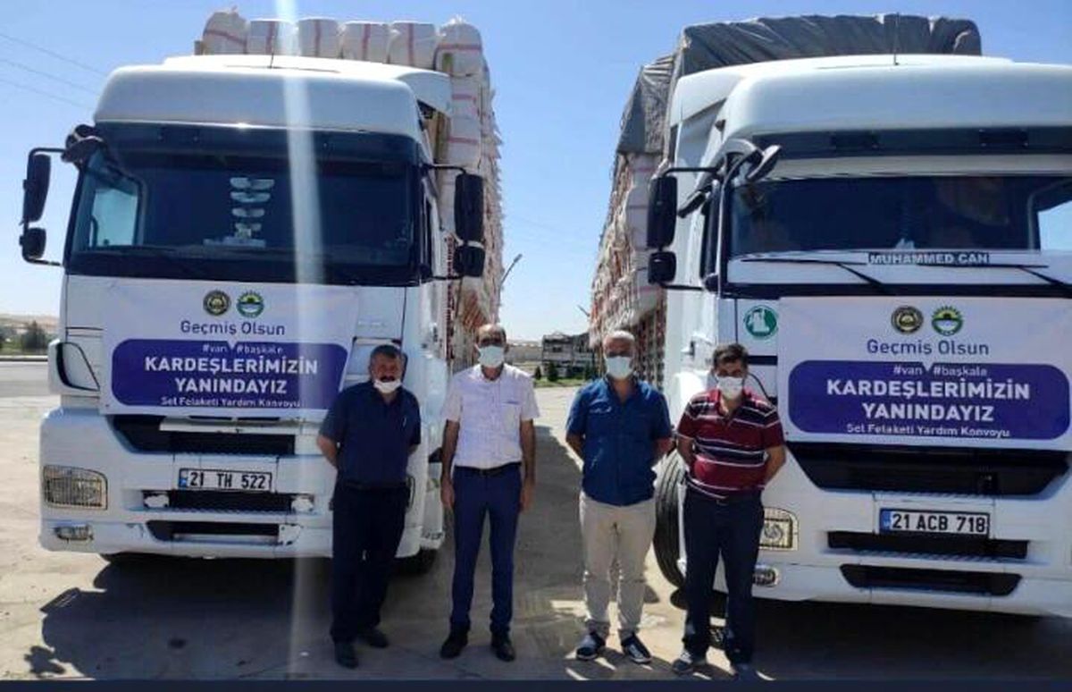 Son dakika haber... VANTB\'nin girişimleriyle sel mağdurlarına yardım eli