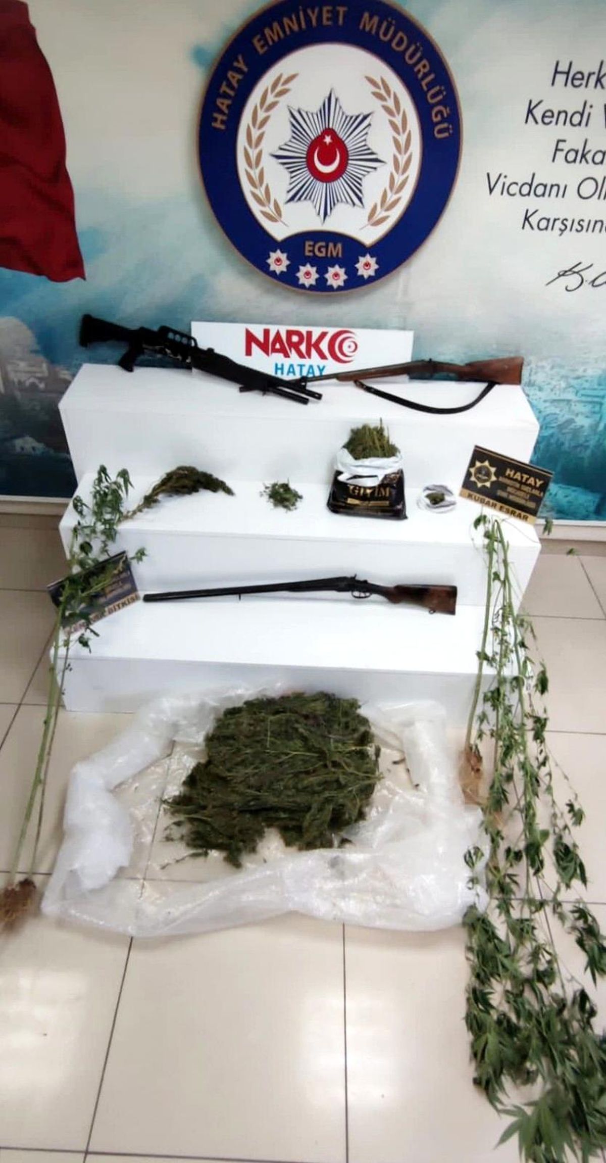 Hatay\'da uyuşturucu operasyonu