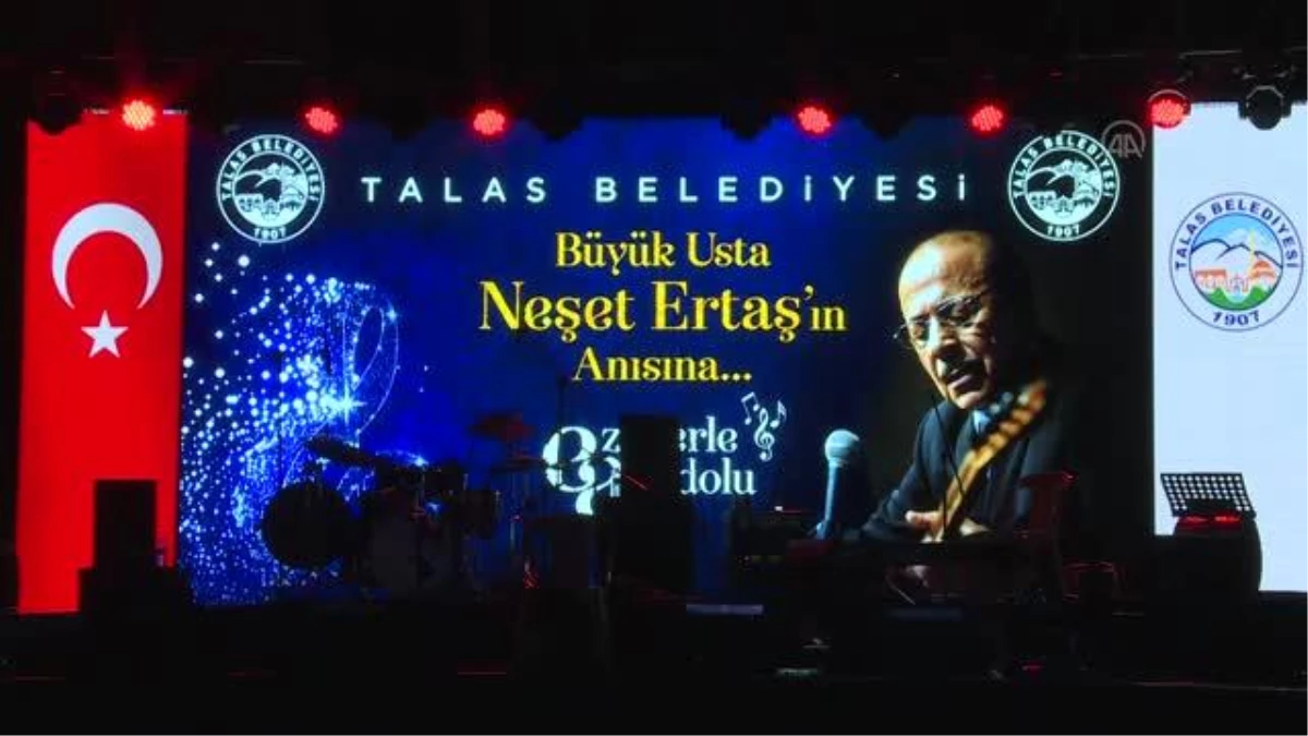 Neşet Ertaş anısına "Ezgilerle Anadolu" konseri düzenlendi
