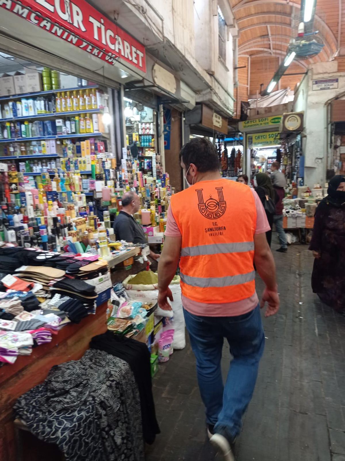 Şanlıurfa\'da yeni tip koronavirüs Kovid-19 denetimleri sürüyor