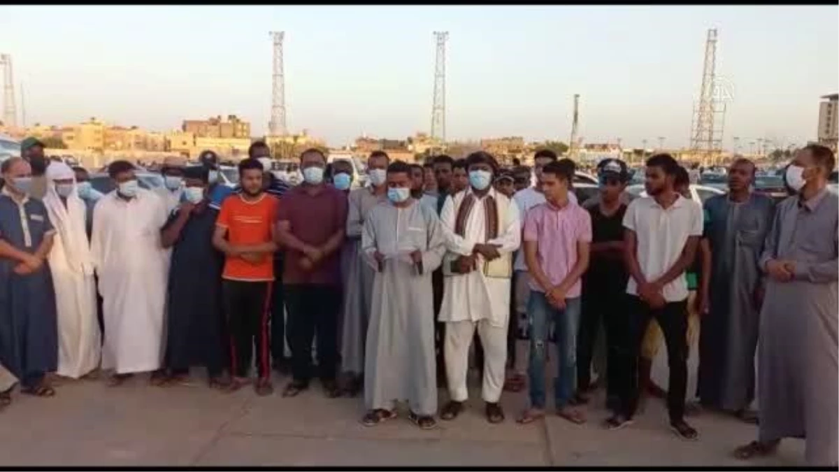 Sebha halkı, Libya Başkanlık Konseyi Başkanı Menfi\'nin uçağının kentteki havaalanına inişinin engellenmesini kınadı