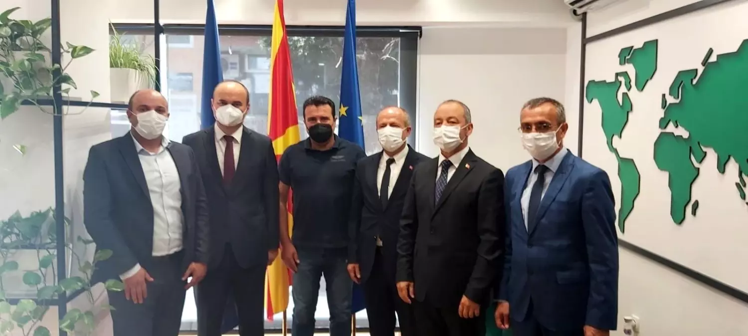 Vali Canalp, Kuzey Makedonya Başbakanı Zaev ile görüştü