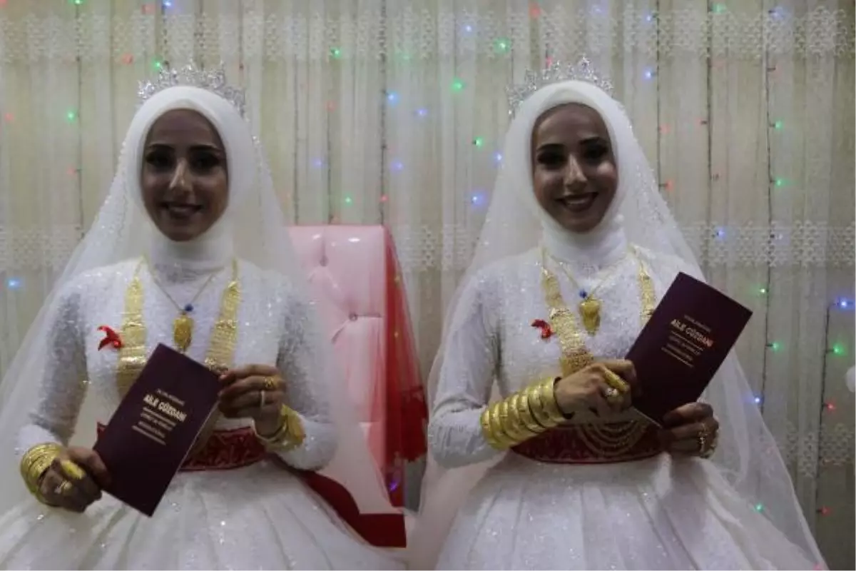 ADIYAMAN\'DA İKİZ GELİNLER VE DAMATLAR EVLENDİ