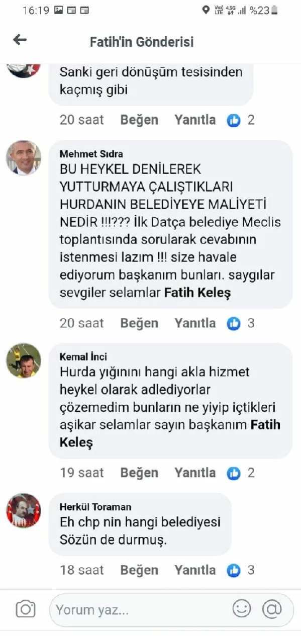 HEYKELTIRAŞ DENGE: 'SANAYİ AĞACI' HEYKELİNİN GERÇEK SAHİBİ SANAYİ ESNAFI