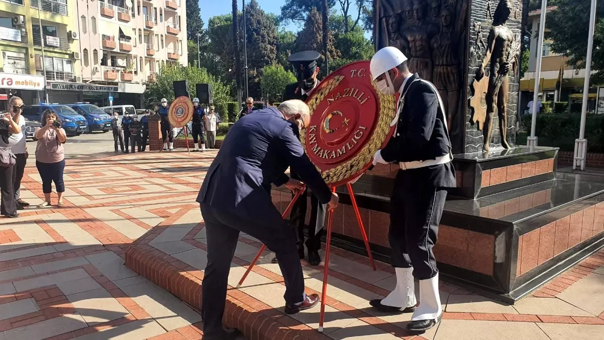 Nazilli\'nin düşman işgalinden kurtuluşunun 99. yıldönümü törenle kutlandı