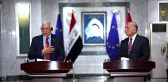 AB Yüksek Temsilcisi Borrell Bağdat'ta Irak Dışişleri Bakanı Hüseyin ile görüştü
