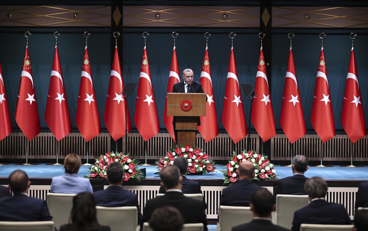 Cumhurbaşkanı Erdoğan, Kabine Toplantısı\'nın ardından millete seslendi: (1)