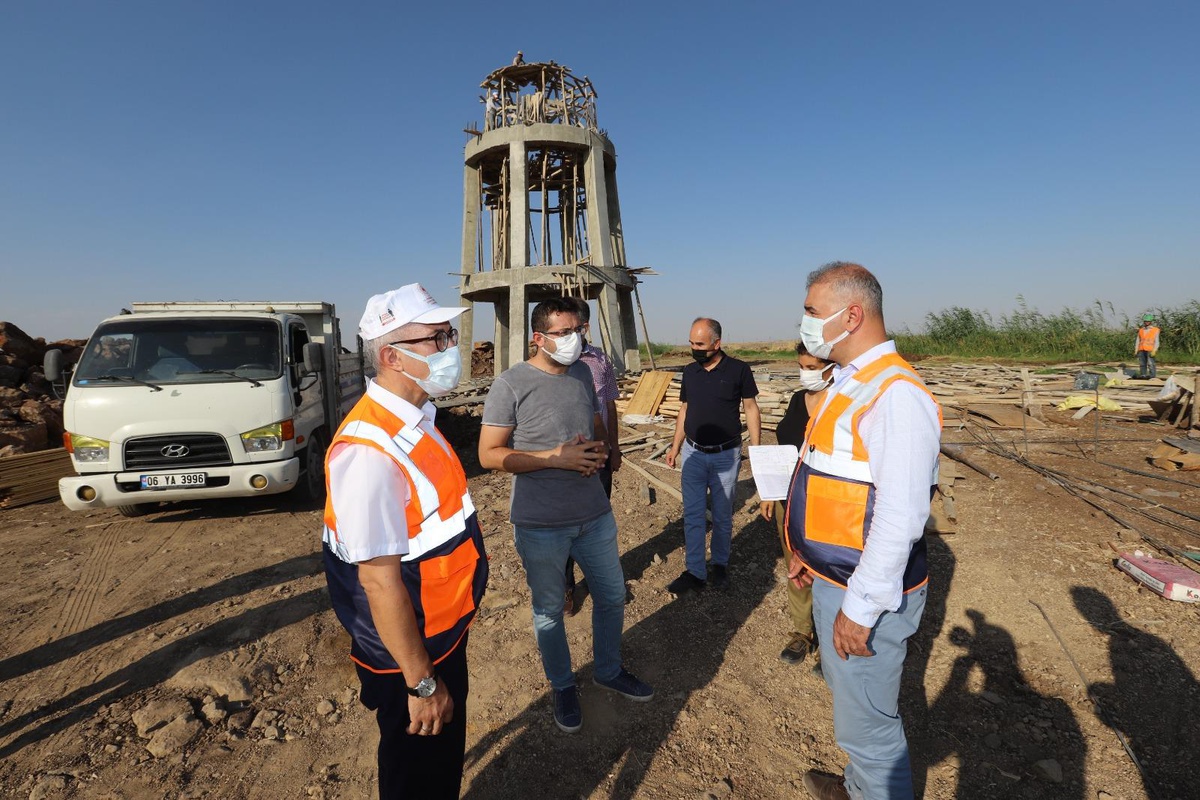 Diyarbakır Büyükşehir Belediyesi iki kırsal mahalleye su deposu kuruyor