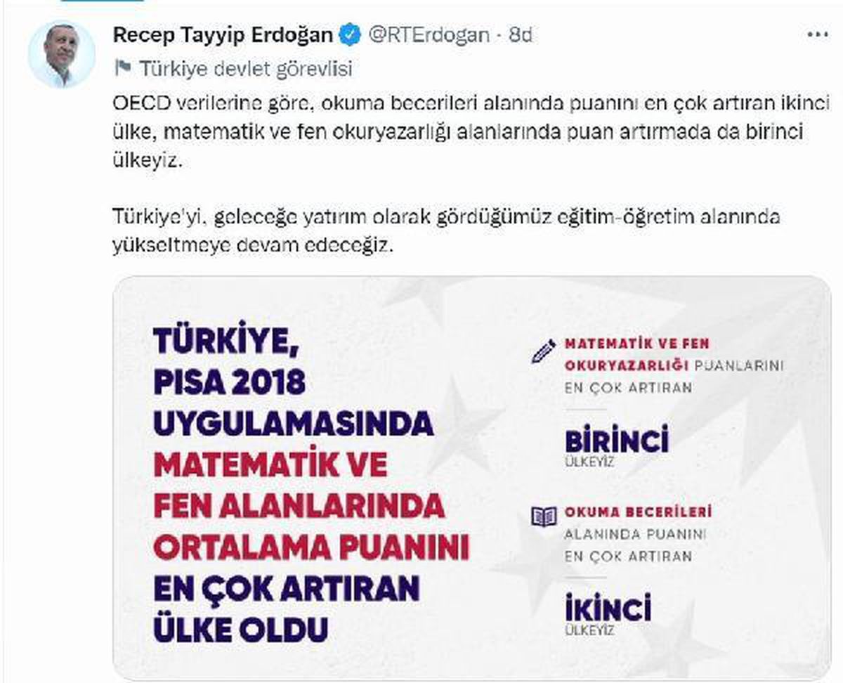 Son dakika haberi | Cumhurbaşkanı Erdoğan: "Türkiye\'yi eğitim öğretim alanında yükseltmeye devam edeceğiz"