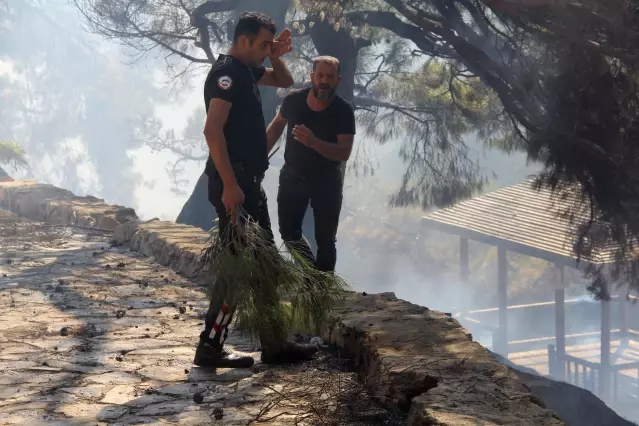 Son dakika haberleri! Habib-i Neccar Dağı eteklerinde çıkan orman yangını kontrol altına alındı