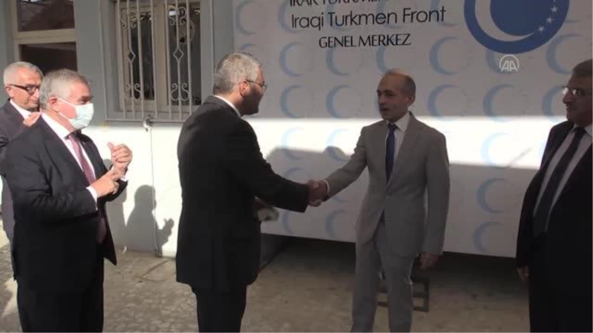 Irak\'taki CHP heyeti Kerkük\'te Irak Türkmen Cephesi Başkanı Hasan Turan ile görüştü