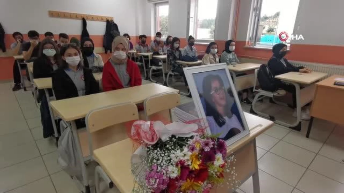 Maganda kurşunu ile hayatını kaybeden Büşra\'nın sınıfında duygusal anlar yaşandı