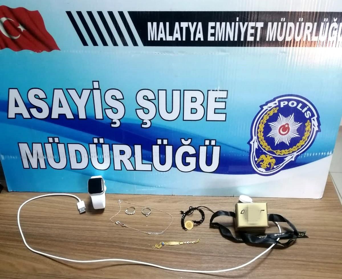 Malatya\'da ziynet eşyası çalan hırsız yakalandı