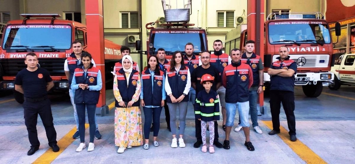 Onlar artık itfaiye gönüllüsü