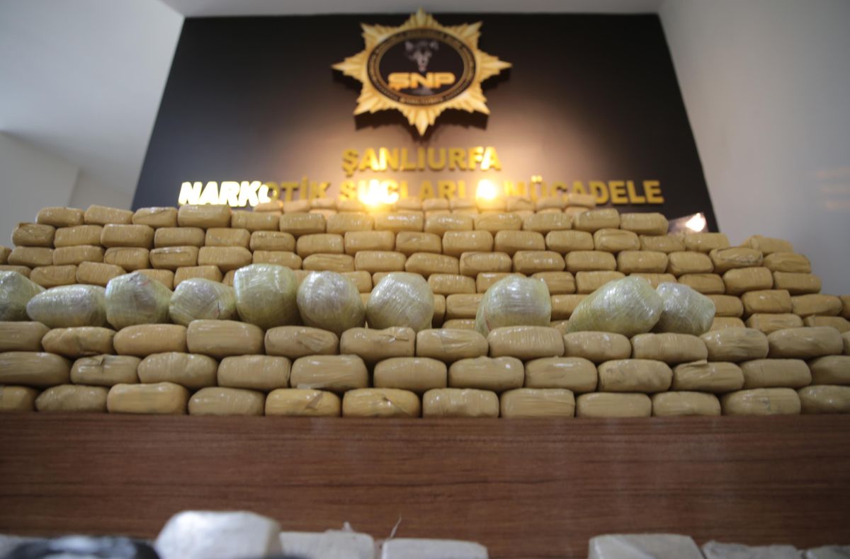 Şanlıurfa\'da 275 kilogram eroin ele geçirildi