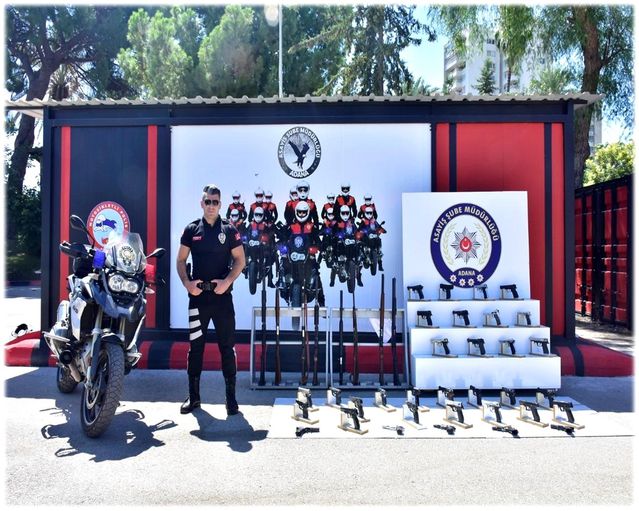 Adana'da 70 ruhsatsız silah ele geçirildi