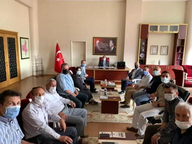 AK Parti Simav İlçe Teşkilatı'ndan Kaymakam Arslanköylü'ye hayırlı olsun ziyareti