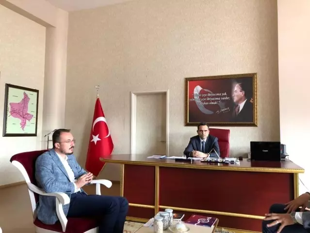 AK Parti Simav İlçe Teşkilatı'ndan Kaymakam Arslanköylü'ye hayırlı olsun ziyareti