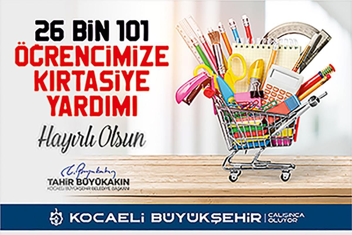 Büyükşehir\'den 26.101 öğrenciye 4 milyonluk kırtasiye desteği
