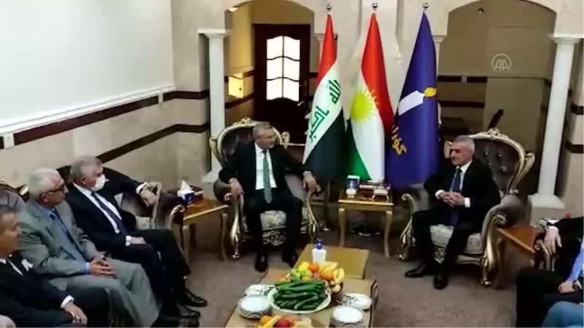 Son dakika haberleri... CHP heyeti Erbil\'de Türkmen Bakan Maruf ile görüştü