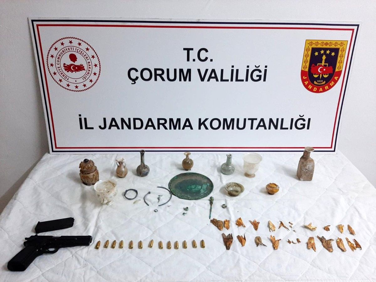Çorum\'da tarihi eser operasyonu