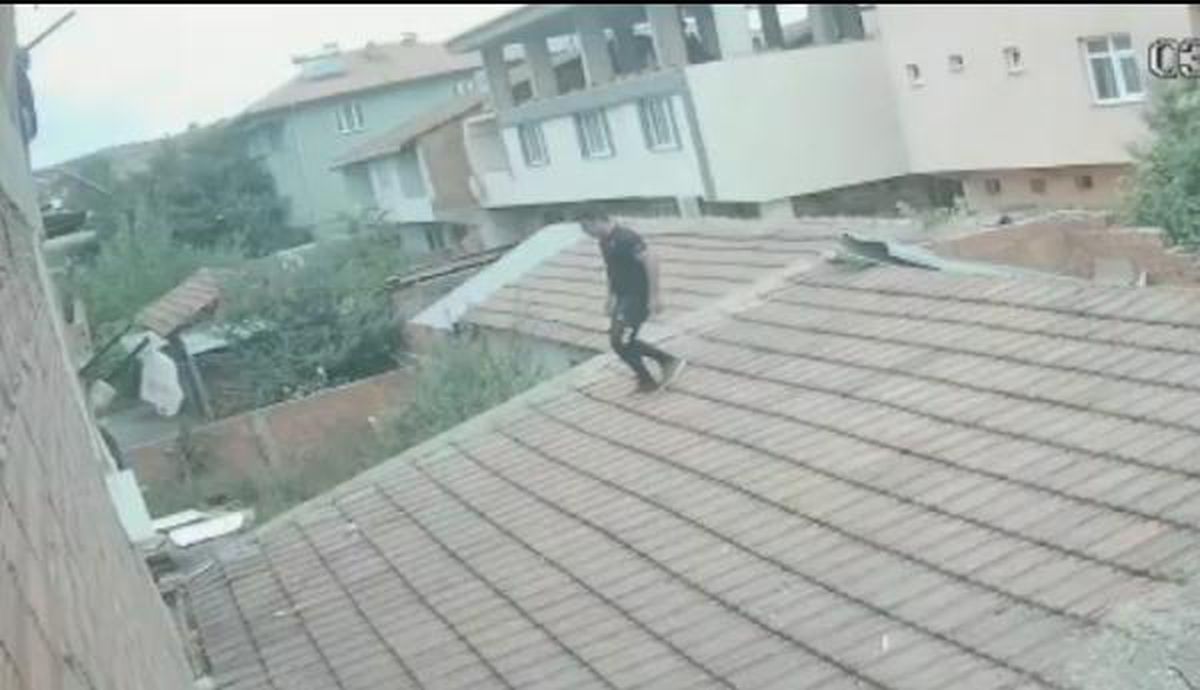 Evine balkondan girdiği akrabasının eşini hastanelik etti