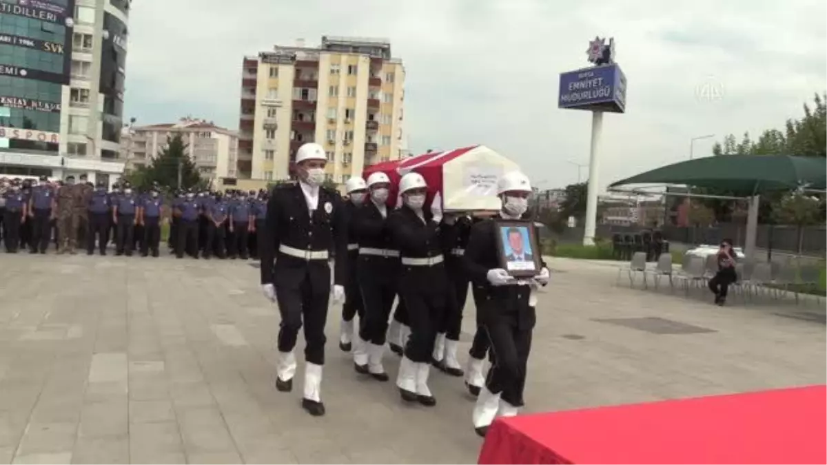 Son dakika haberleri... Kazada hayatını kaybeden polis memuru için tören düzenlendi