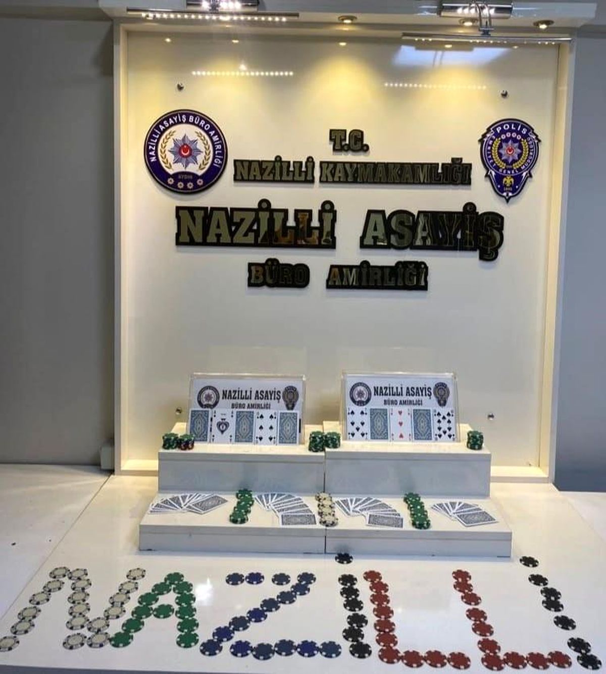 Nazilli\'de kumar baskını