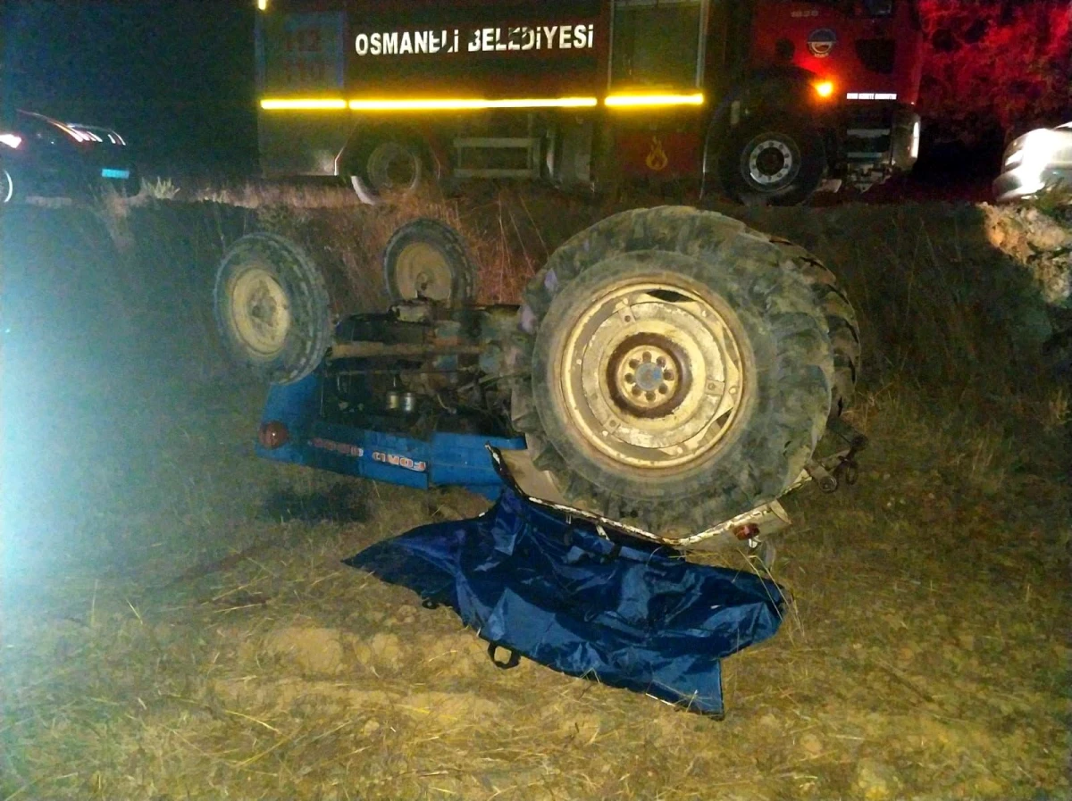 Osmaneli\'de traktör kazası: 1 ölü