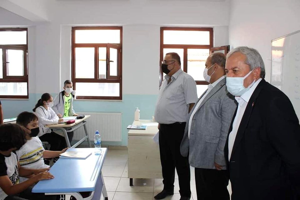 Osmaneli\'nde başlayan yüz yüze eğitim sonrası tüm önlemler alındı