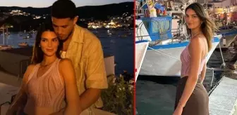 Sevgilisi Devin Booker ile pozlarını paylaşan Kendall Jenner'a Türk hayranları böyle seslendi