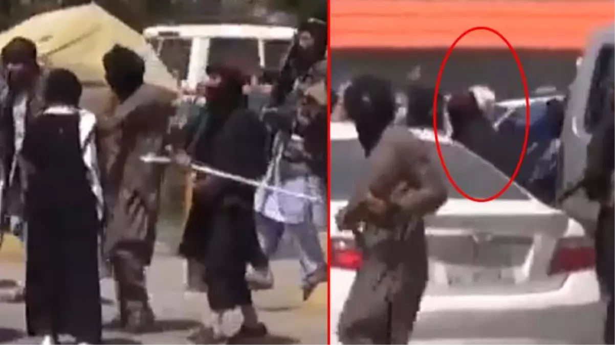 Protestocu kadınları sokak ortasında kırbaçladılar! Taliban\'ın kullandığı ılımlı söylemler, ortaya çıkan görüntülerle ters düşüyor