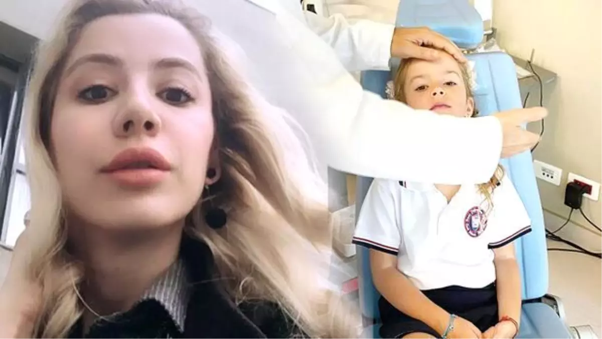 Türkiye eski güzeli Deniz Özde Sürmeli\'nin kızı Sade korkuttu