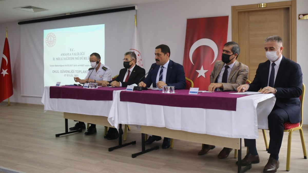 Amasya\'da okul güvenliği toplantısı yapıldı