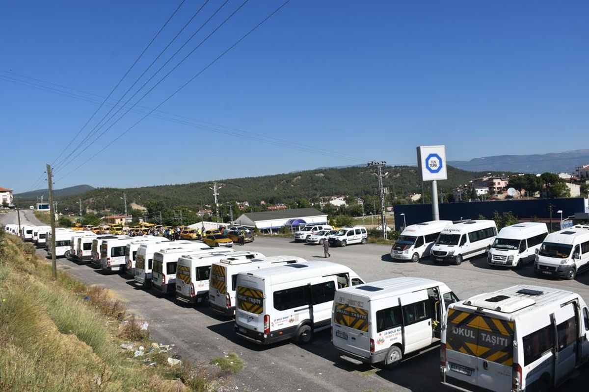 Boyabat ilçesinde toplu taşıma araçları denetlendi