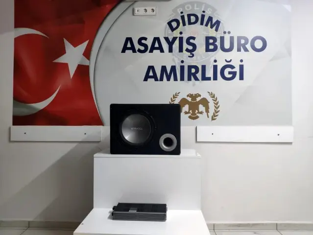 Çaldığı malzemeler ile birlikte kıskıvrak yakalandı