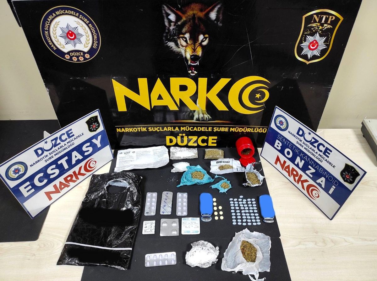 Son dakika haberi! Düzce polisinden uyuşturucu operasyonu