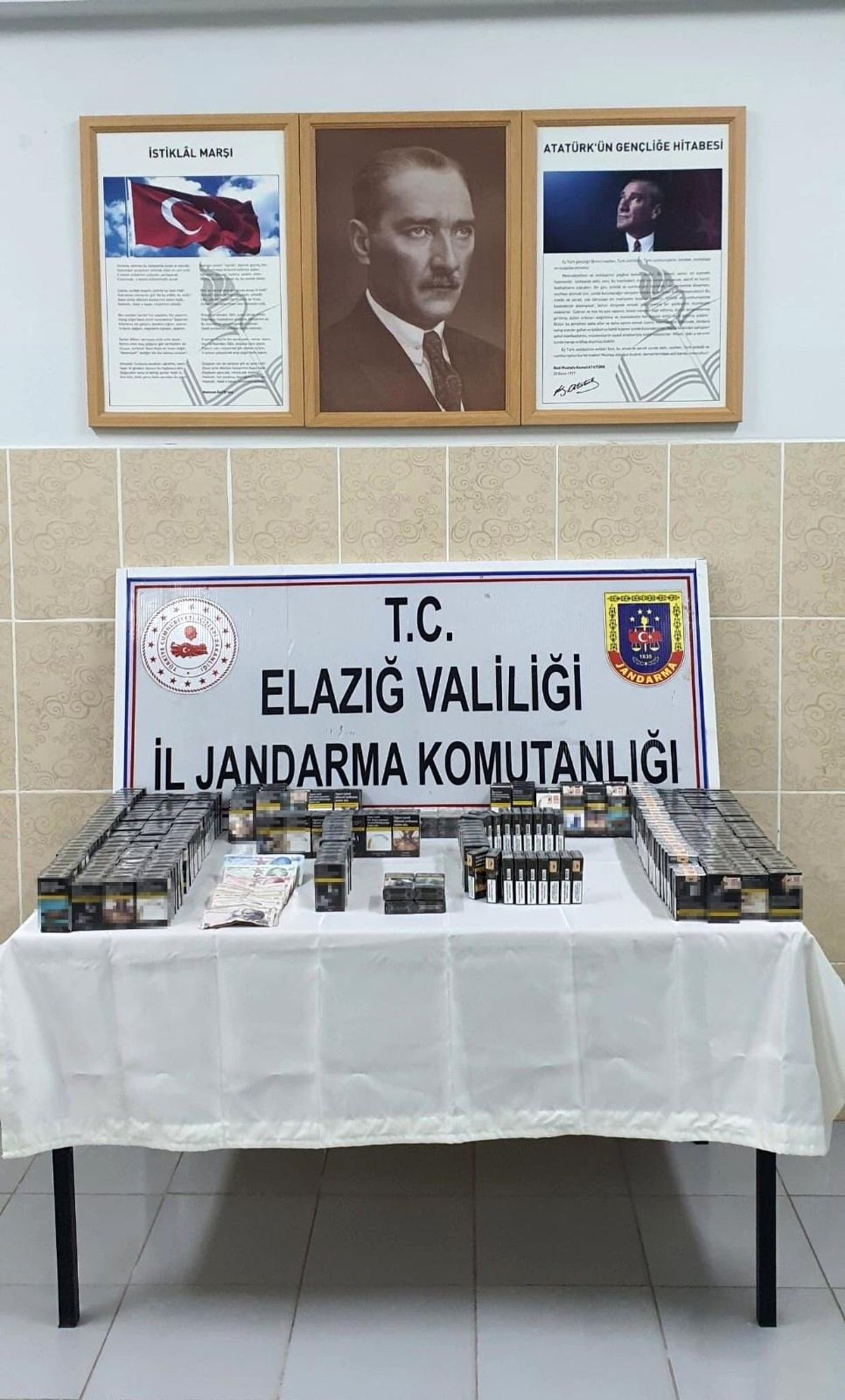 Elazığ\'da 7 bin 500 TL\'lik hırsızlık yapan 4 şüpheli yakalandı
