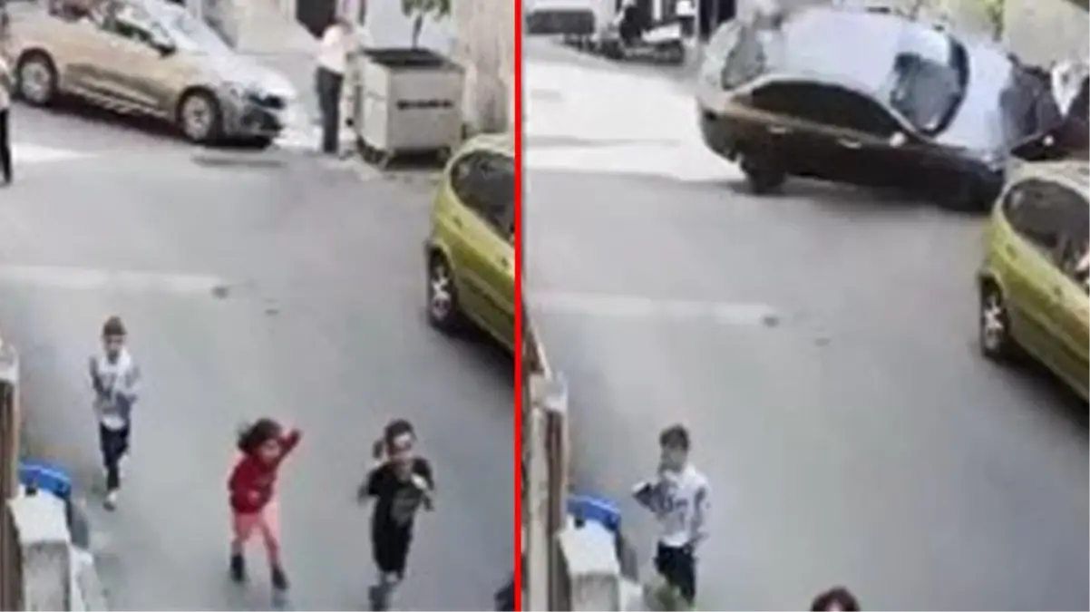 Evden çöp atmaya çıktı, dehşeti yaşadı! Talihsiz vatandaş yaşanan kazada taklalar attı