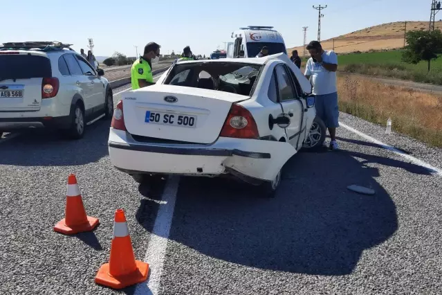 kayseri de devrilen otomobilin surucusu oldu