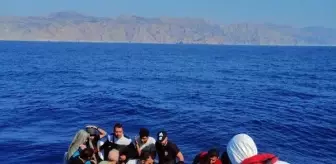 Marmaris'te 50 kaçak göçmen kurtarıldı